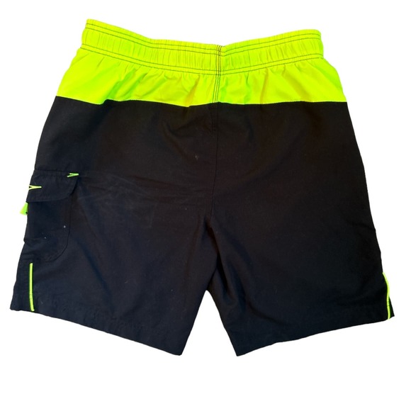 Speedo Men's Bathing Suit Long Trunks - Size Large - Black - Picture 4 of 5